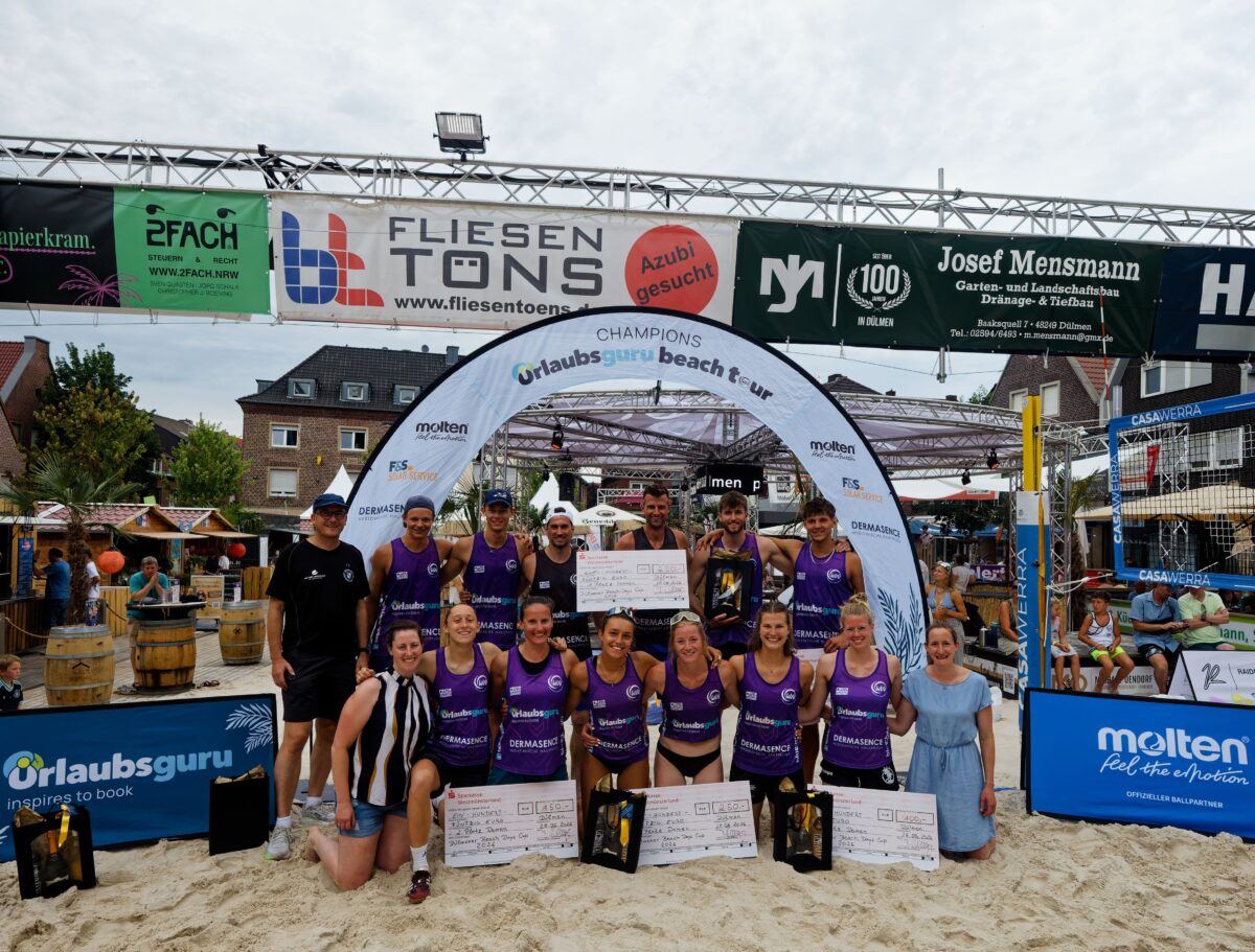 A-Cup der Urlaubsguru Beachtour bringt hochklassigen Beachvolleyball nach Dülmen und Buldern